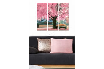 Dekorativ MDF-målning 3-Delar 20x50 cm - Flerfärgad - Inredning - Tavlor & posters - Canvastavla