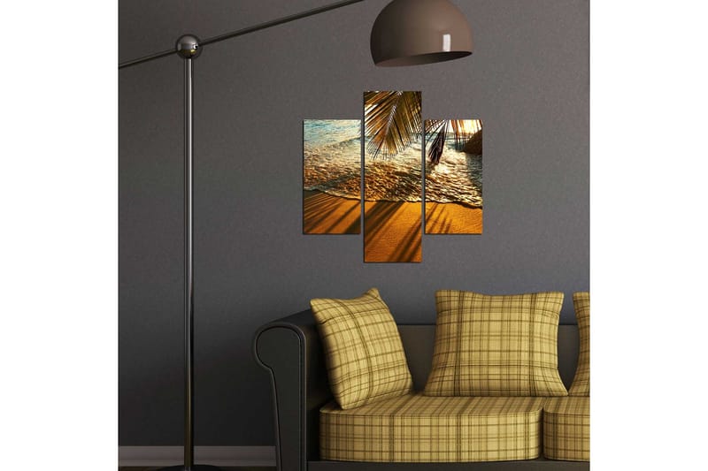 Dekorativ MDF-målning 3 Delar - Flerfärgad - Inredning - Tavlor & posters - Canvastavla