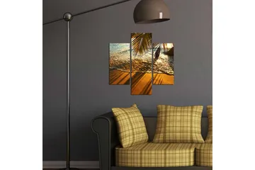 Dekorativ MDF-målning 3 Delar - Flerfärgad - Inredning - Tavlor & posters - Canvastavla