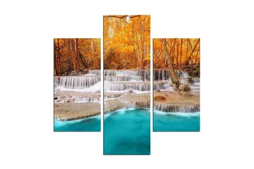 Dekorativ MDF-målning 3 Delar - Flerfärgad - Inredning - Tavlor & posters - Canvastavla