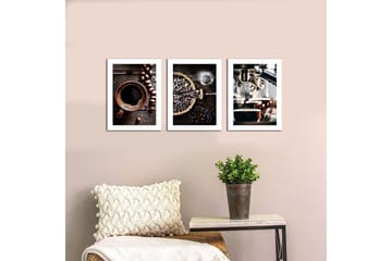 Dekorativ MDF-målning 3 Delar - Flerfärgad - Inredning - Tavlor & posters - Canvastavla