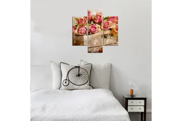 Dekorativ MDF-målning 3 Delar - Flerfärgad - Inredning - Tavlor & posters - Canvastavla