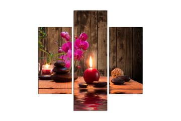 Dekorativ MDF-målning 3 Delar - Flerfärgad - Inredning - Tavlor & posters - Canvastavla