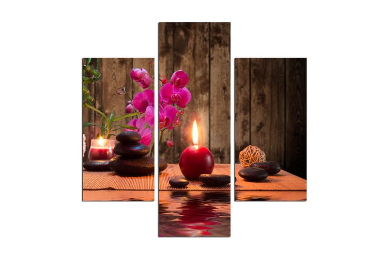 Dekorativ MDF-målning 3 Delar - Flerfärgad - Inredning - Tavlor & posters - Canvastavla