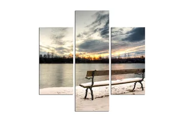 Dekorativ MDF-målning 3 Delar - Flerfärgad - Inredning - Tavlor & posters - Canvastavla