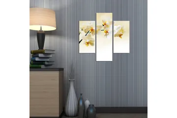 Dekorativ MDF-målning 3 Delar - Flerfärgad - Inredning - Tavlor & posters - Canvastavla