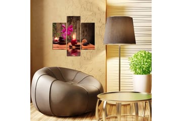 Dekorativ MDF-målning 3 Delar - Flerfärgad - Inredning - Tavlor & posters - Canvastavla