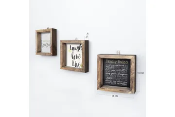 Dekorativ MDF-målning 3 Delar - Flerfärgad - Inredning - Tavlor & posters - Canvastavla