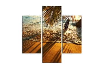 Dekorativ MDF-målning 3 Delar - Flerfärgad - Inredning - Tavlor & posters - Canvastavla