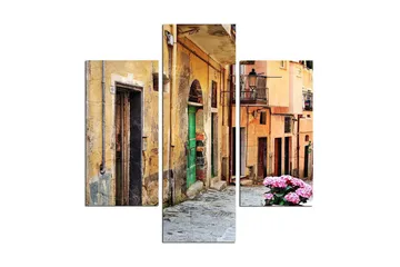 Dekorativ MDF-målning 3 Delar - Flerfärgad - Inredning - Tavlor & posters - Canvastavla