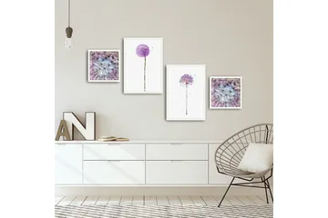 Dekorativ MDF-målning 4 Delar - Flerfärgad - Inredning - Tavlor & posters - Canvastavla