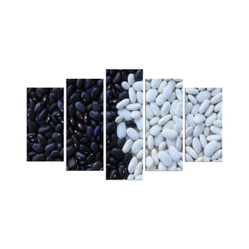 Dekorativ MDF-målning 5-Delar 20x60 cm - Flerfärgad - Inredning - Tavlor & posters - Canvastavla