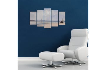 Dekorativ MDF-målning 5-Delar 20x60 cm - Flerfärgad - Inredning - Tavlor & posters - Canvastavla