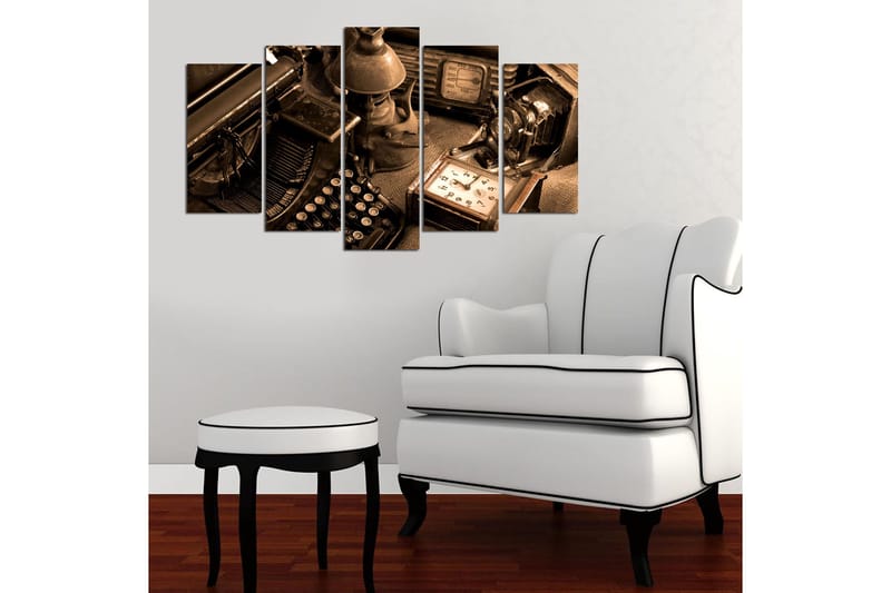 Dekorativ MDF-målning 5-Delar 20x60 cm - Flerfärgad - Inredning - Tavlor & posters - Canvastavla