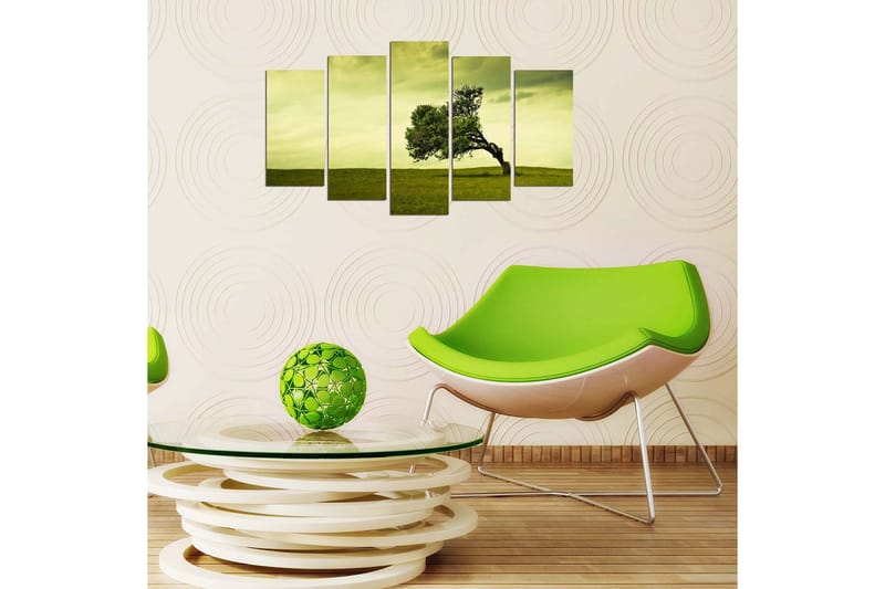 Dekorativ MDF-målning 5-Delar 20x60 cm, Flerfärgad