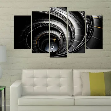 Dekorativ MDF-målning 5-Delar 20x60 cm - Flerfärgad - Inredning - Tavlor & posters - Canvastavla