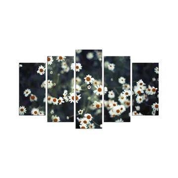 Dekorativ MDF-målning 5-Delar 20x60 cm - Flerfärgad - Inredning - Tavlor & posters - Canvastavla