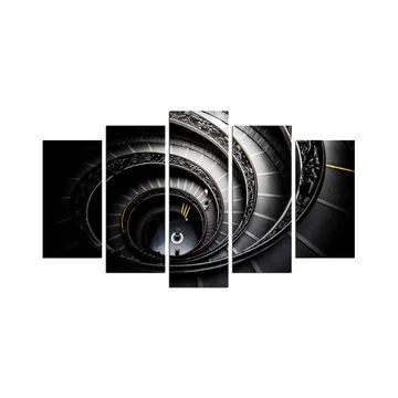 Dekorativ MDF-målning 5-Delar 20x60 cm - Flerfärgad - Inredning - Tavlor & posters - Canvastavla