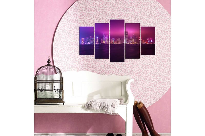 Dekorativ MDF-målning 5 Delar - Flerfärgad - Inredning - Tavlor & posters - Canvastavla