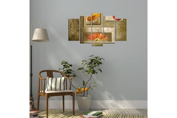 Dekorativ MDF-målning 5 Delar - Flerfärgad - Inredning - Tavlor & posters - Canvastavla