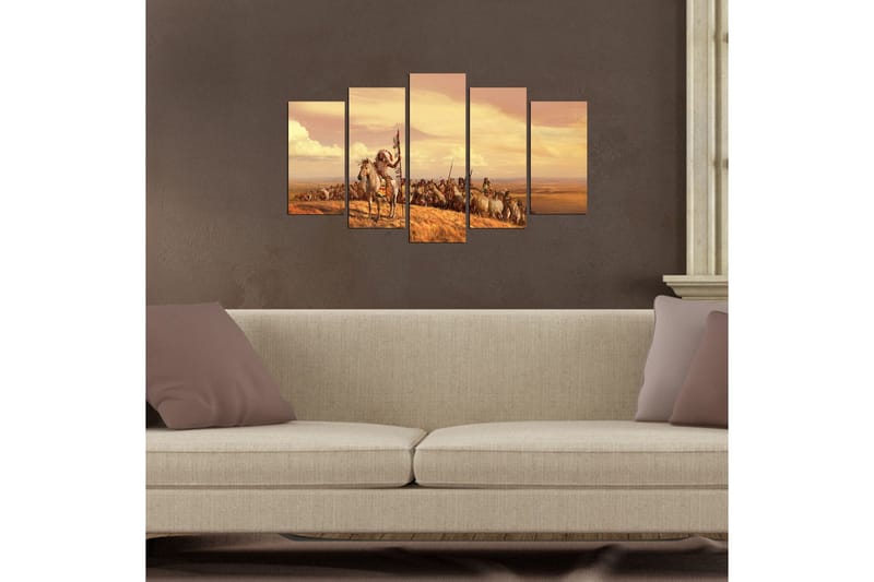 Dekorativ MDF-målning 5 Delar - Flerfärgad - Inredning - Tavlor & posters - Canvastavla