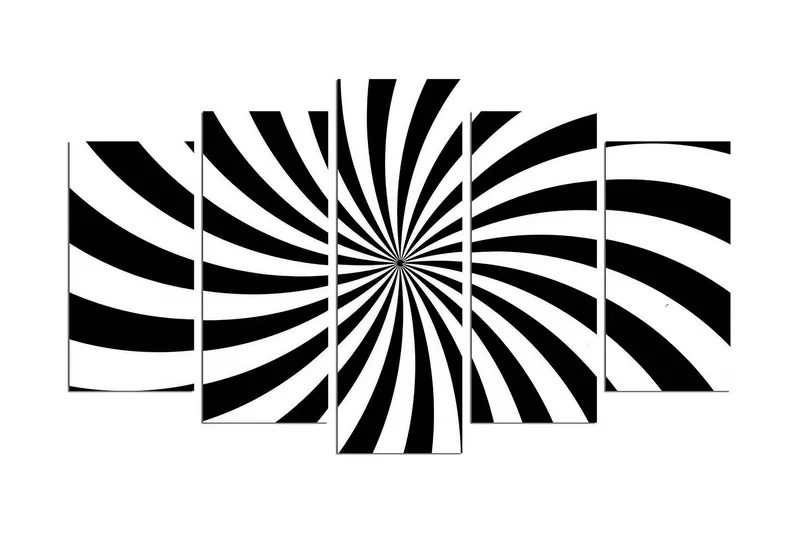 Dekorativ MDF-målning 5 Delar - Flerfärgad - Inredning - Tavlor & posters - Canvastavla