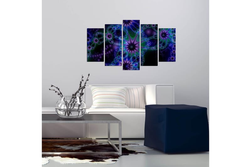 Dekorativ MDF-målning 5 Delar - Flerfärgad - Inredning - Tavlor & posters - Canvastavla