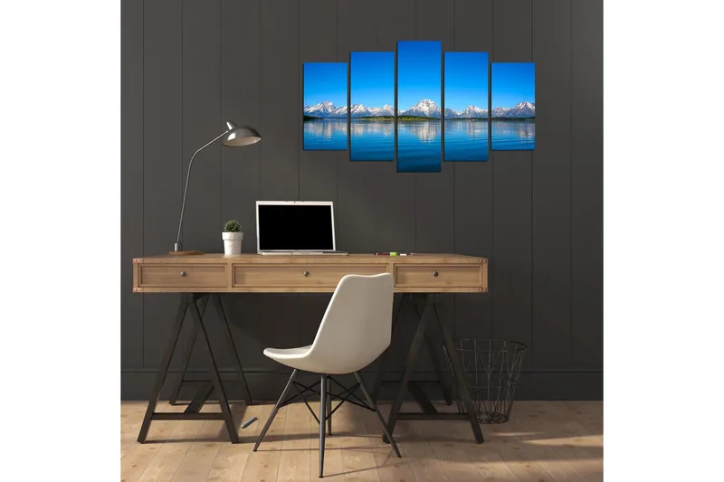 Dekorativ MDF-målning 5 Delar - Flerfärgad - Inredning - Tavlor & posters - Canvastavla