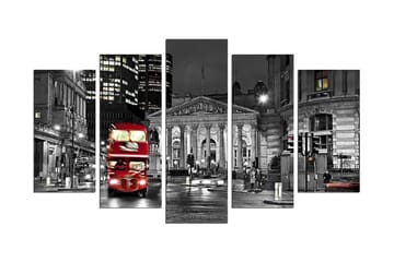 Dekorativ MDF-målning 5 Delar - Flerfärgad - Inredning - Tavlor & posters - Canvastavla