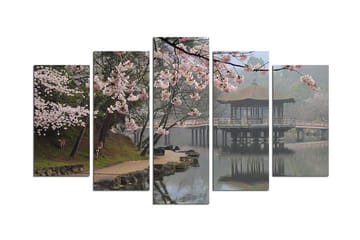 Dekorativ MDF-målning 5 Delar - Flerfärgad - Inredning - Tavlor & posters - Canvastavla