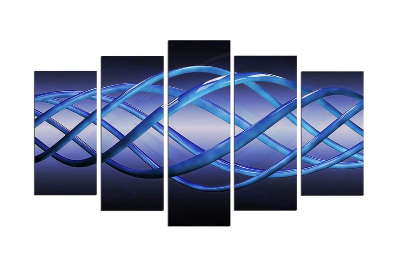 Dekorativ MDF-målning 5 Delar - Flerfärgad - Inredning - Tavlor & posters - Canvastavla