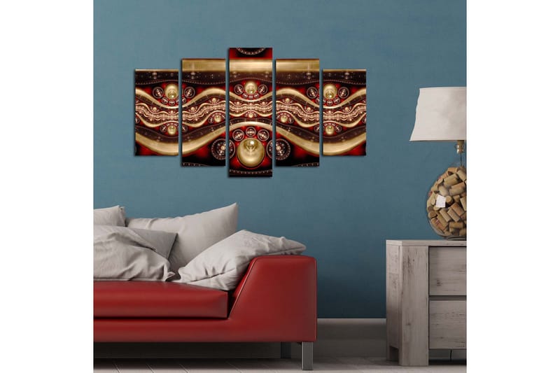 Dekorativ MDF-målning 5 Delar - Flerfärgad - Inredning - Tavlor & posters - Canvastavla