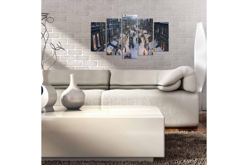 Dekorativ MDF-målning 5 Delar - Flerfärgad - Inredning - Tavlor & posters - Canvastavla