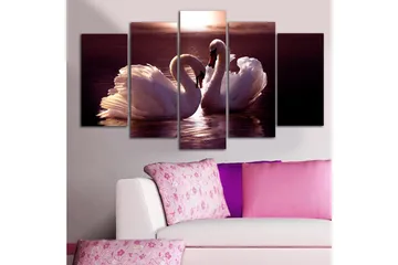 Dekorativ MDF-målning 5 Delar - Flerfärgad - Inredning - Tavlor & posters - Canvastavla