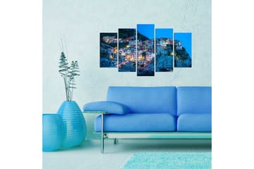 Dekorativ MDF-målning 5 Delar - Flerfärgad - Inredning - Tavlor & posters - Canvastavla