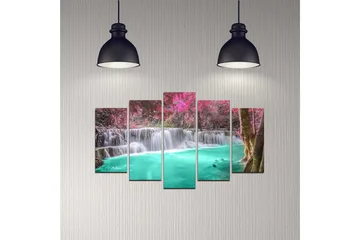 Dekorativ MDF-målning 5 Delar - Flerfärgad - Inredning - Tavlor & posters - Canvastavla