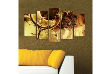 Dekorativ MDF-målning 5 Delar - Flerfärgad - Inredning - Tavlor & posters - Canvastavla