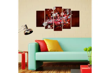Dekorativ MDF-målning 5 Delar - Flerfärgad - Inredning - Tavlor & posters - Canvastavla