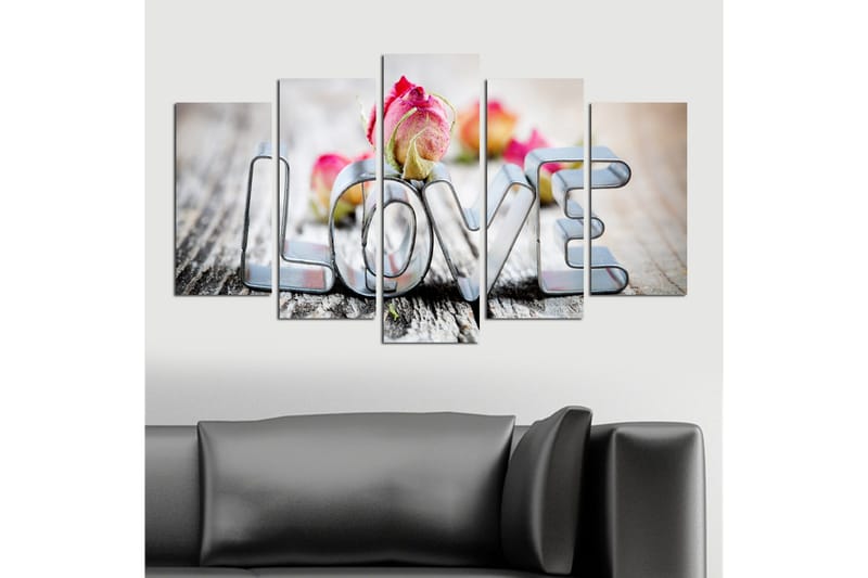 Dekorativ MDF-målning 5 Delar - Flerfärgad - Inredning - Tavlor & posters - Canvastavla