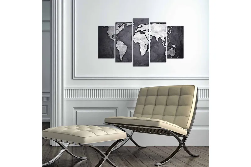 Dekorativ MDF-målning 5 Delar - Flerfärgad - Inredning - Tavlor & posters - Canvastavla