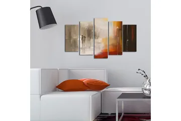 Dekorativ MDF-målning 5 Delar - Flerfärgad - Inredning - Tavlor & posters - Canvastavla