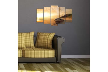 Dekorativ MDF-målning 5 Delar - Flerfärgad - Inredning - Tavlor & posters - Canvastavla