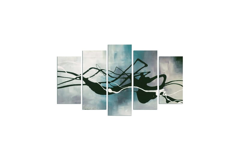 Dekorativ MDF-målning 5 Delar, Flerfärgad