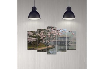 Dekorativ MDF-målning 5 Delar - Flerfärgad - Inredning - Tavlor & posters - Canvastavla