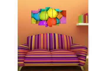 Dekorativ MDF-målning 5 Delar - Flerfärgad - Inredning - Tavlor & posters - Canvastavla