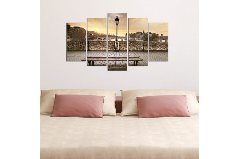 Dekorativ MDF-målning 5 Delar - Flerfärgad - Inredning - Tavlor & posters - Canvastavla