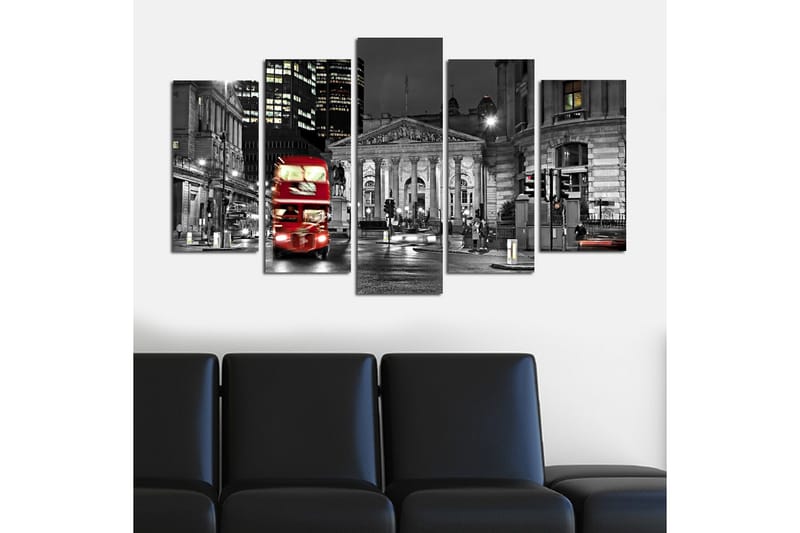 Dekorativ MDF-målning 5 Delar - Flerfärgad - Inredning - Tavlor & posters - Canvastavla