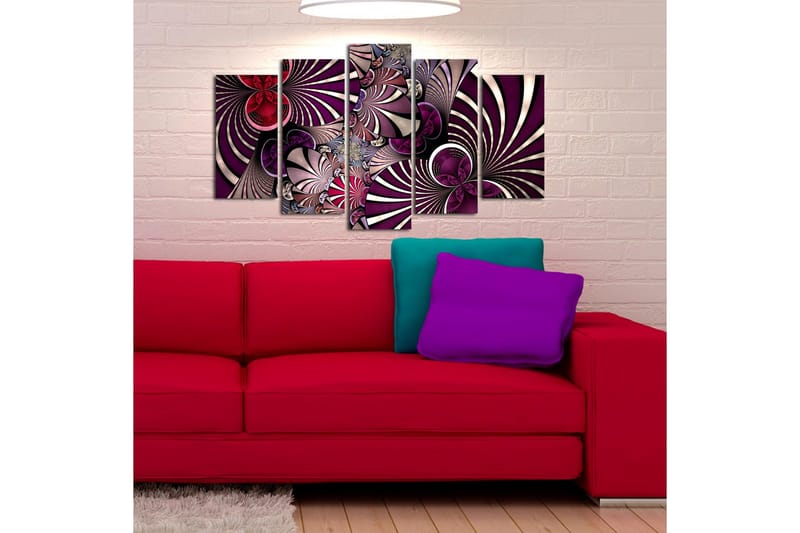 Dekorativ MDF-målning 5 Delar - Flerfärgad - Inredning - Tavlor & posters - Canvastavla