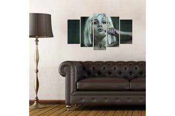 Dekorativ MDF-målning 5 Delar - Flerfärgad - Inredning - Tavlor & posters - Canvastavla