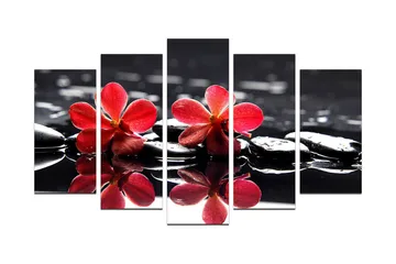 Dekorativ MDF-målning 5 Delar - Flerfärgad - Inredning - Tavlor & posters - Canvastavla